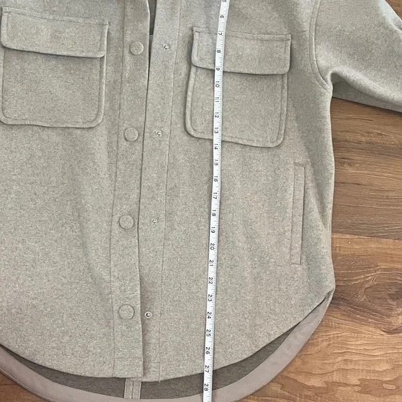 Button-Front Shacket - Picture 2 of 3